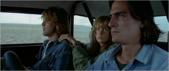 Then, to close out the mini-festival, Sunday night features the aforementioned Dirty Mary, Crazy Larry (car nuts on the run from the local constabulary for ... - Two-Lane-Blacktop-550x232