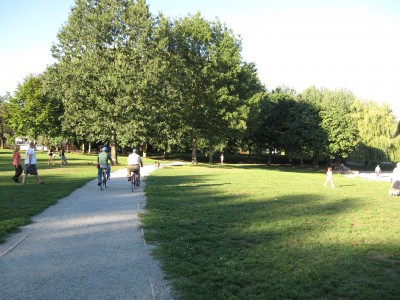 The path around Trout Lake