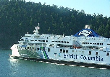 B.C. Ferry with 2010 Olympic markings. Photo by J. Chong