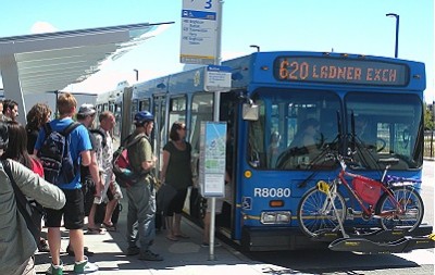 Ladner bus exchange. Photo by J. Chong