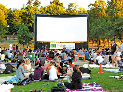 Summer movies in Stanley Park. Photo: Metro News