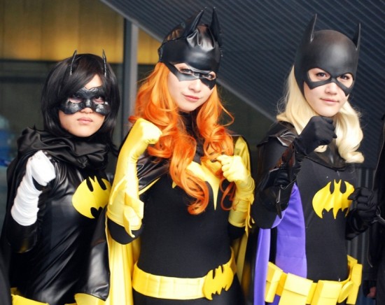 Batgirls unite! at Vancouver Fan Expo 2012. Photo credit: Shawn Conner.