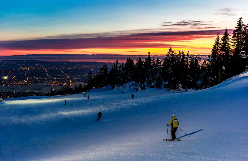 Cypress Mountain Ski area Vancouver