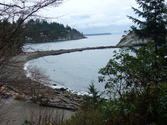 Whytecliff Beach from the Park. Photo Credit: Lilian Sue