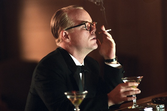 Philip Seymour Hoffman in Capote (2005). 