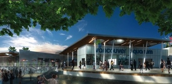 An artist's conception of the new Vancouver Aquarium