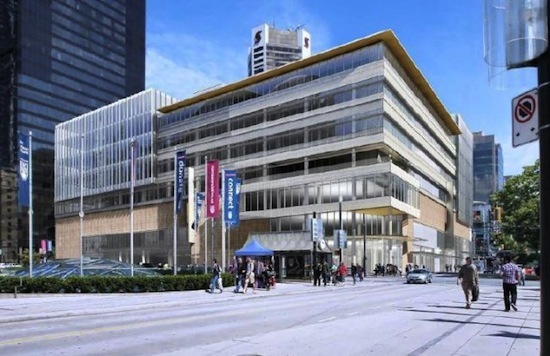 Preliminary plans for Nordstrom in Vancouver. 