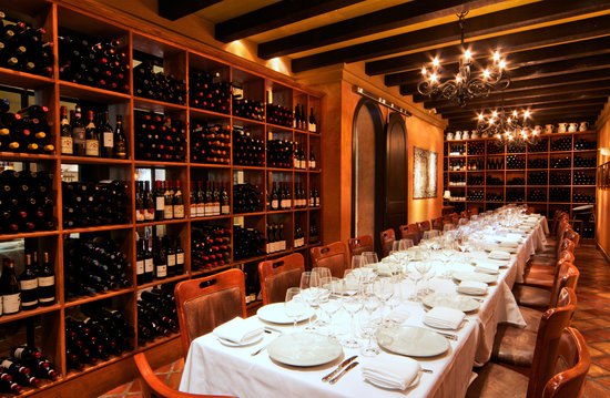 Impress your sommelier-wannabe in-laws with a meal in Cin Cin's Private Wine Room. 
