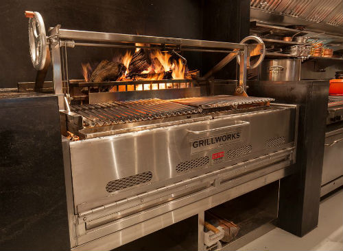 The new Grillworks inferno at CinCin Ristorante + Bar.