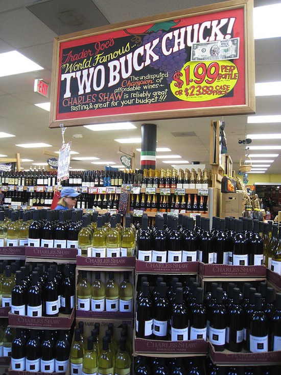 Wine sold at a Trader Joe's grocery story in the U.S. Photo credit: Mack Male | Wikimedia Commons