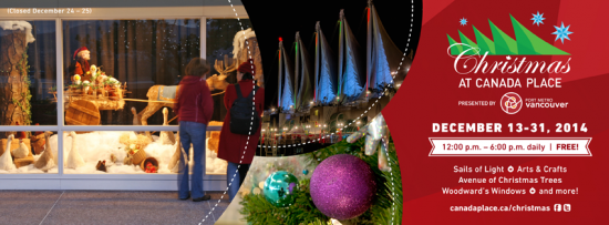Christmas at Canada Place | Things To Do In Vancouver This Weekend