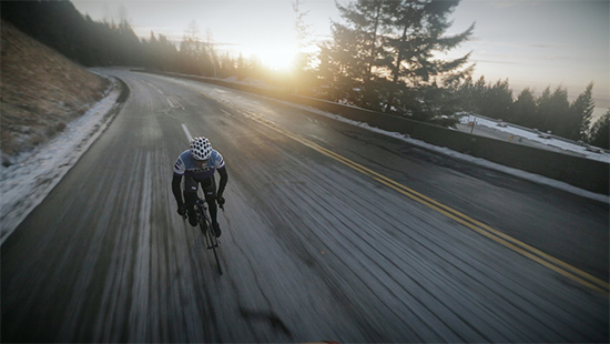 Cycling up Cypress Mountain - Inside 