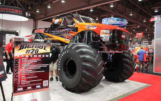 photo: The world's only 100% electric Bigfoot monster truck