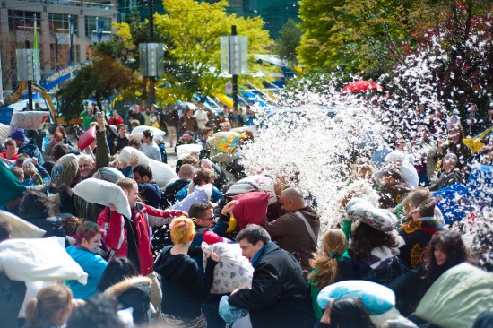 Pillow Fight Day Vancouver 2015