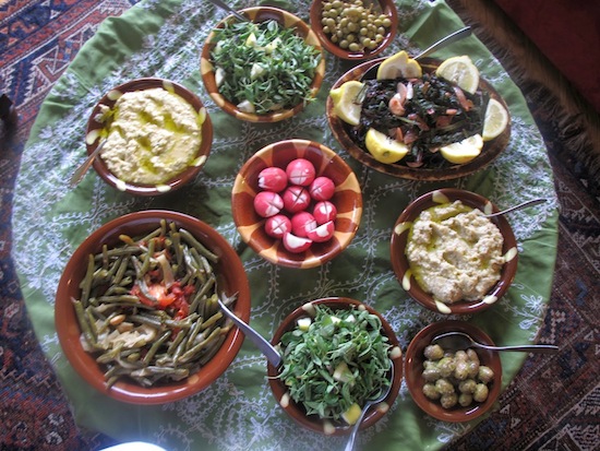 The menu of Feasting in a Lebanese Forest