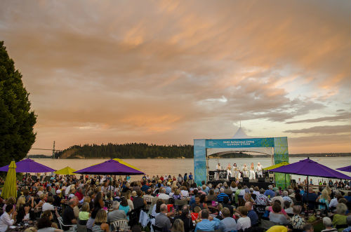 Waterfront lounge and concert | Photo courtesy Harmony Arts Festival