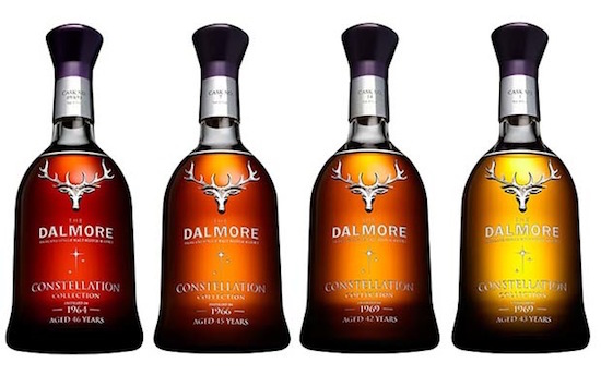 The Dalmore Constellation Collection – THE 60s Set, featuring four of the world’s rarest single malt whiskies. Available exclusively at the British Columbia Liquor Distribution Branch (CNW Group/The Dalmore Constellation Collection)
