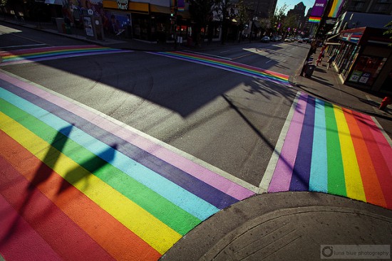 rainbow crosswalk vancouver