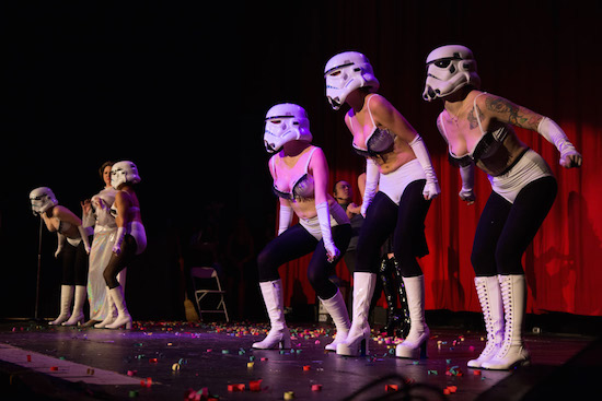 Star Wars Burlesque at the Rio Theatre, Vancouver, Nov 23 2013. Kirk Chantraine photo. 
