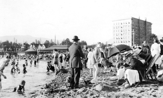English Bay, 1923 | Photo by Hubert William Lovell, from Vancouver Archives