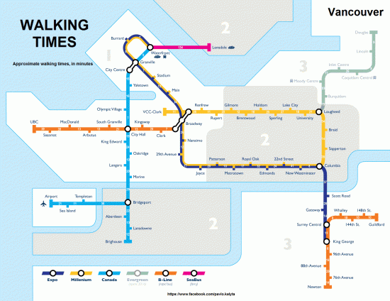 Vancouver Walking Map