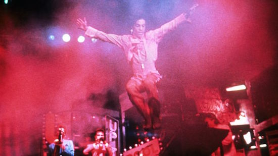 Prince in the 1987 concert film Sign O' the Times.