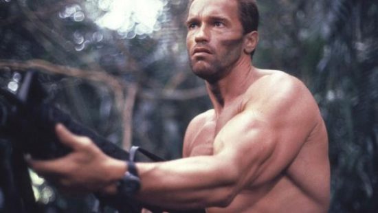 Arnold Schwarzenegger in the 1987 film Predator
