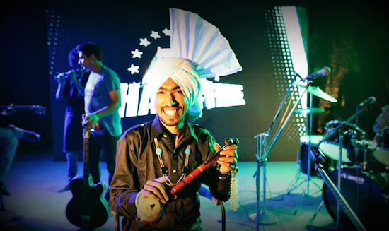 Vijay Kumar Yamla performs at Bhangra on Main.