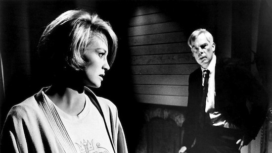 Lee Marvin and Angie Dickinson in Point Blank.