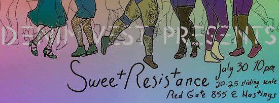Sweet Resistance, Denim Vest’s Last Party / Image by Jessalyn Frances Lemay