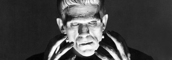 Boris Karloff stars in the classic 1931 horror film Frankenstein. 