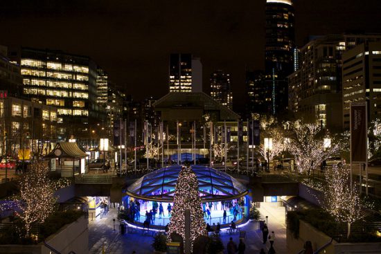 Robson Square ice rink 2016