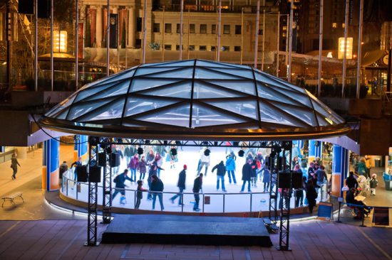 Robson Square ice rink 2016