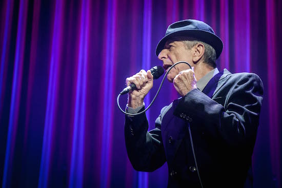 Leonard Cohen at Rogers Arena, Vancouver, Nov 12 2012.