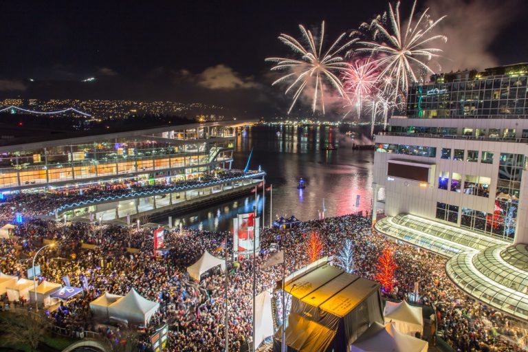 Where to watch the New Year's Eve Fireworks in Vancouver on December 31