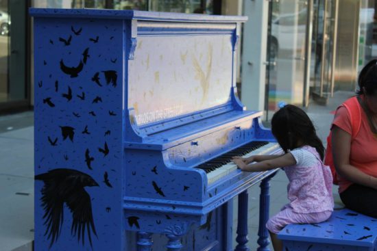 pianos on the street vancouver 2017