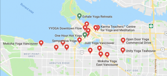 outdoor yoga Vancouver
