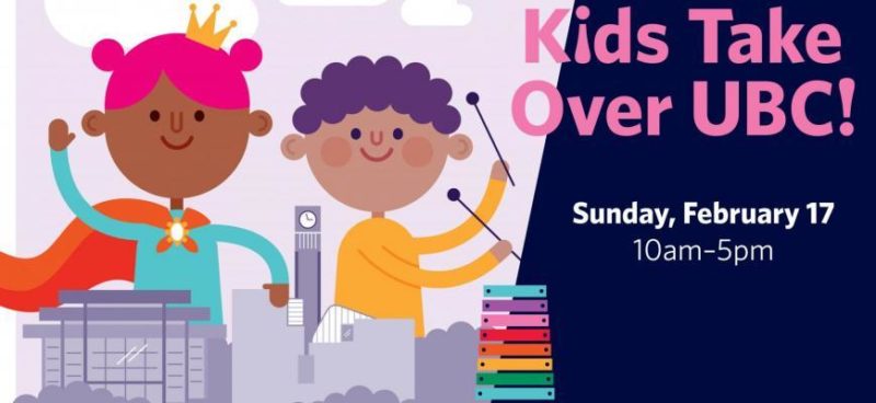 kids take over UBC Family Day