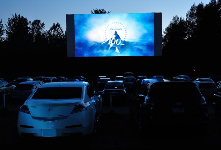twilight drive-in movie theatre
