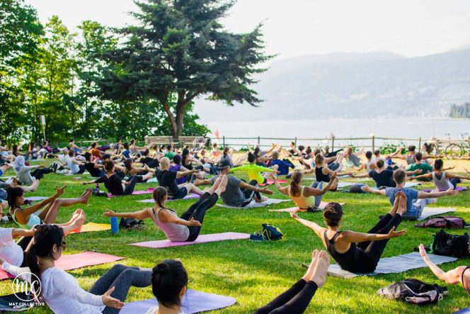 outdoor yoga Vancouver