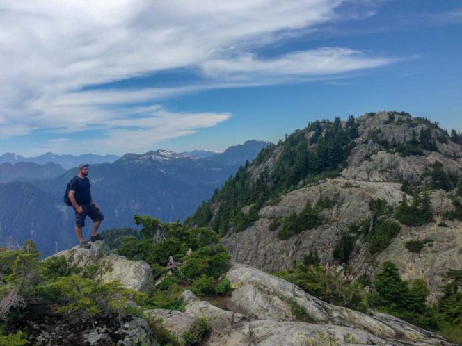 Hiking on Mount Seymour in North Vancouver, BC