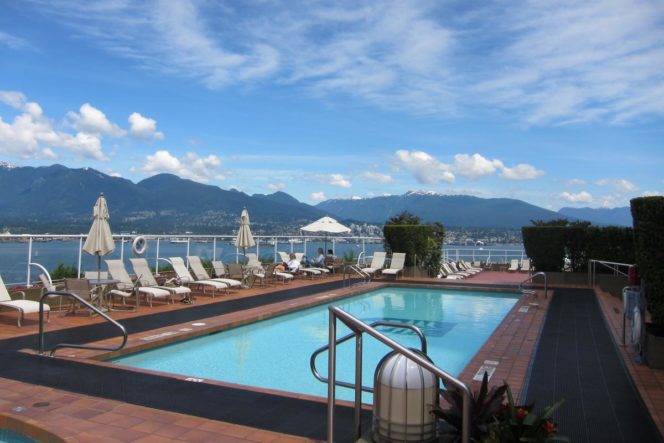 outdoor pool hotel Vancouver