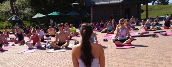 Grouse Mountain Peak yoga Vancouver wellness