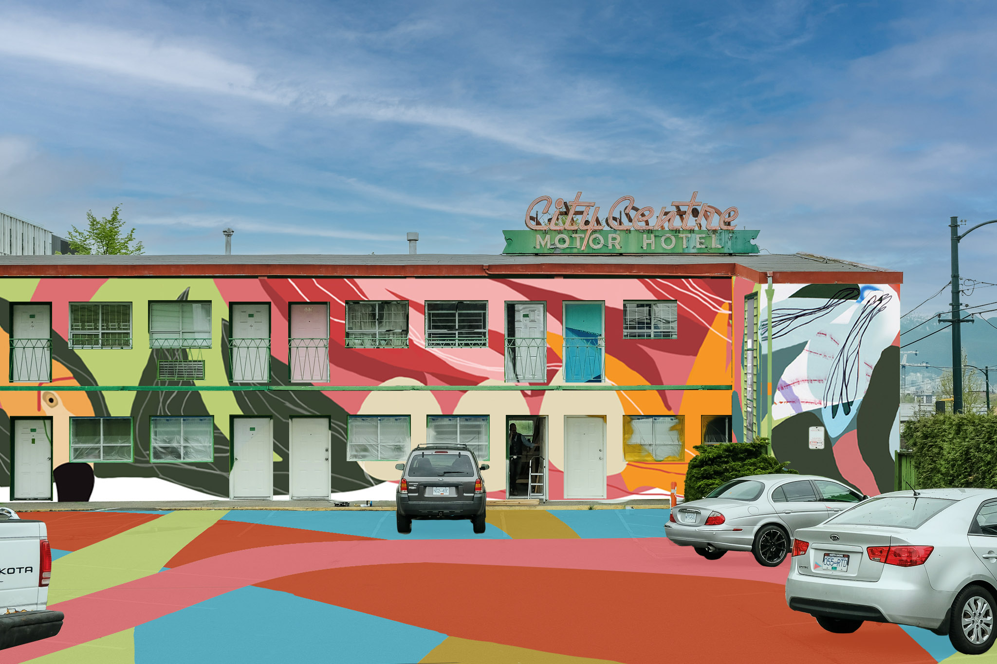 Vancouver Mural Festival Transforms City Centre Motel into Vancouver’s