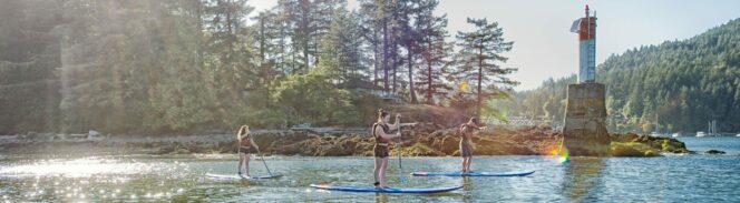 Kayaking on Bowen Island