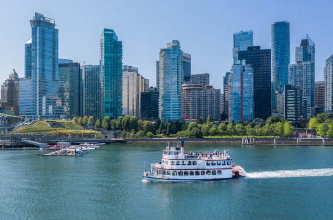 Paddlewheeler cruise boat in Vancouver