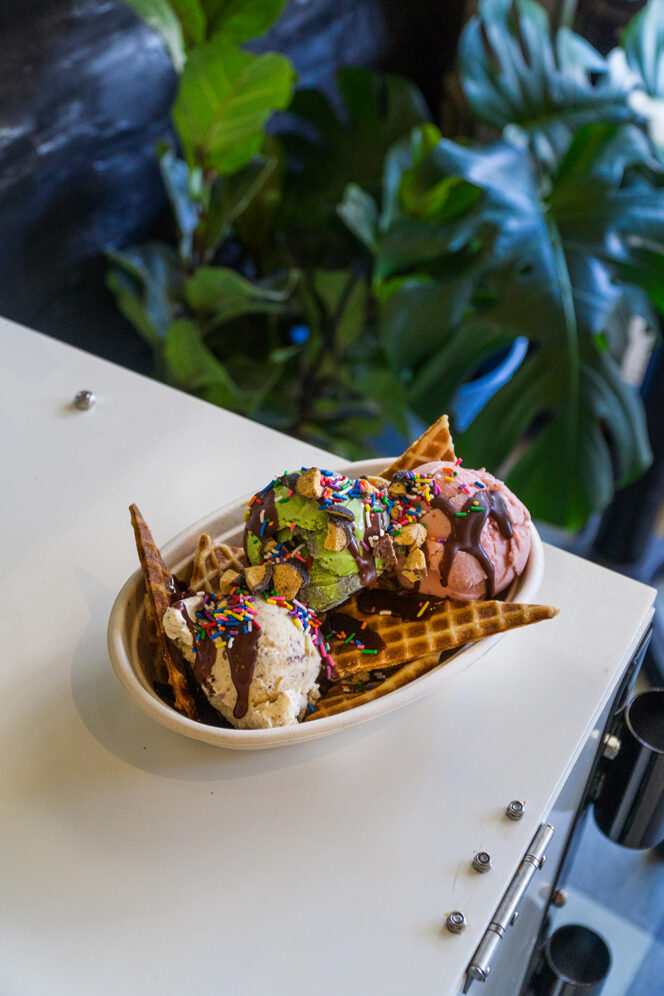 Ice cream nachos at Melt Confectionary for the Vancouver Ice Cream Festival