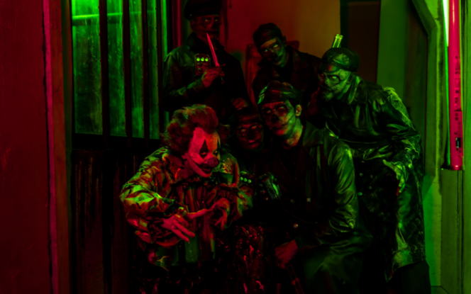 Costumed performers at Dreadworks Haunted House in Cloverdale